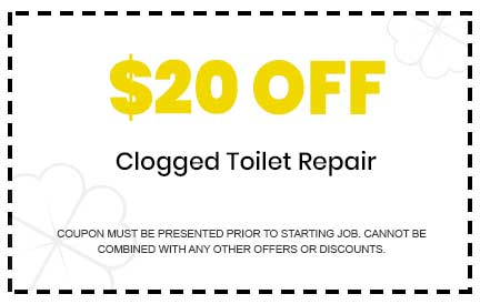 Discount on Clogged Toilet Repair